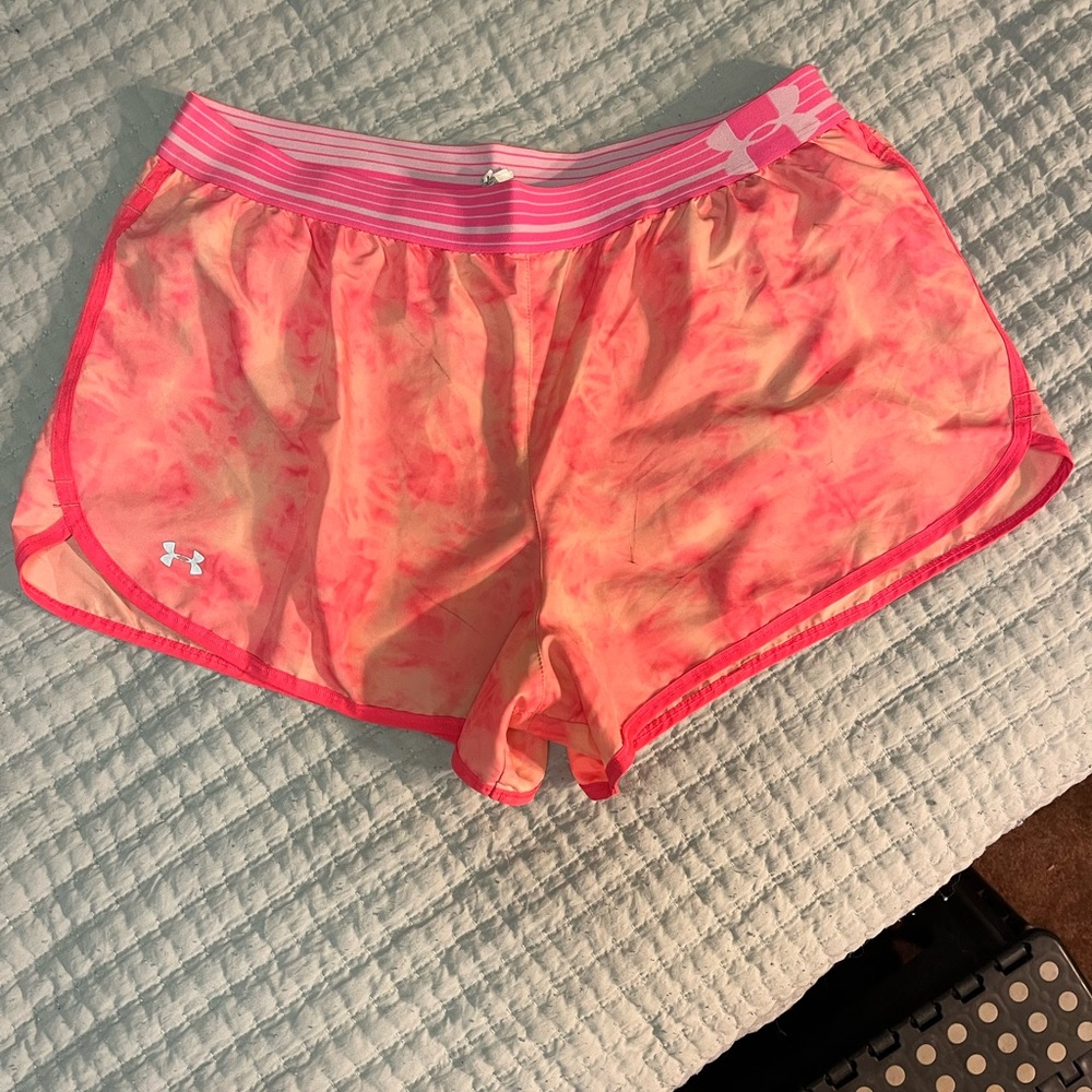 Under Armour Women's Vibrant Pink Athletic Shorts